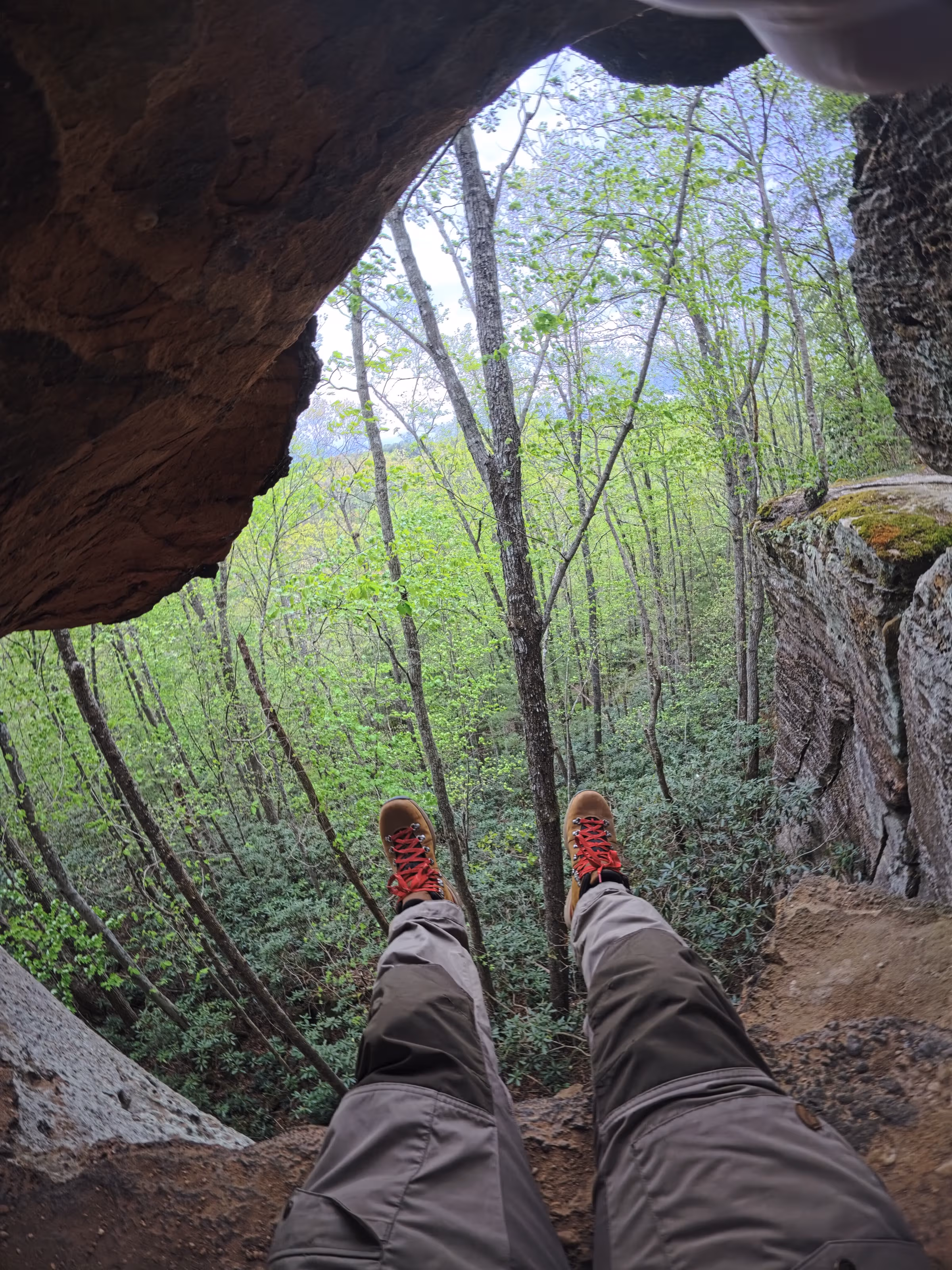 Gage Berghoff hiking